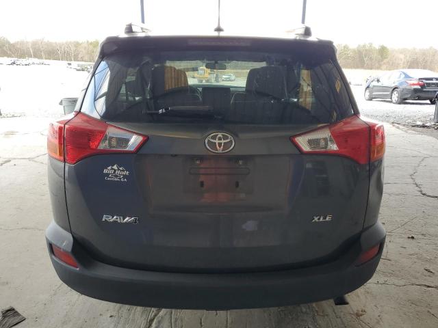 JTMWFREV8EJ000136 - 2014 TOYOTA RAV4 XLE GRAY photo 6