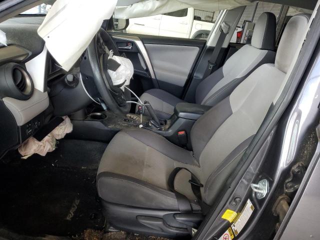 JTMWFREV8EJ000136 - 2014 TOYOTA RAV4 XLE GRAY photo 7