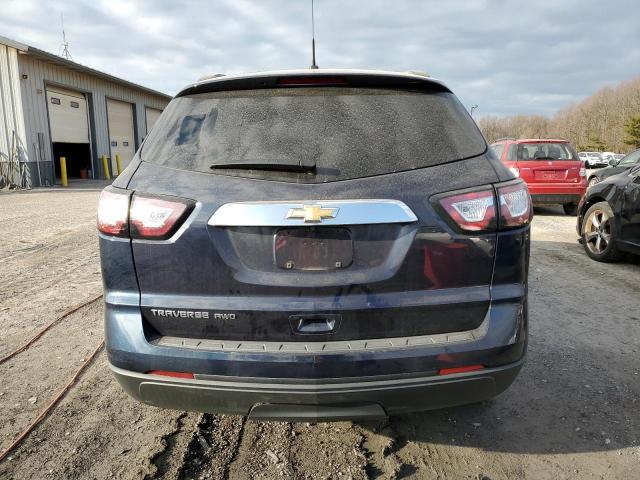 1GNKVFED7HJ199683 - 2017 CHEVROLET TRAVERSE LS BLUE photo 6