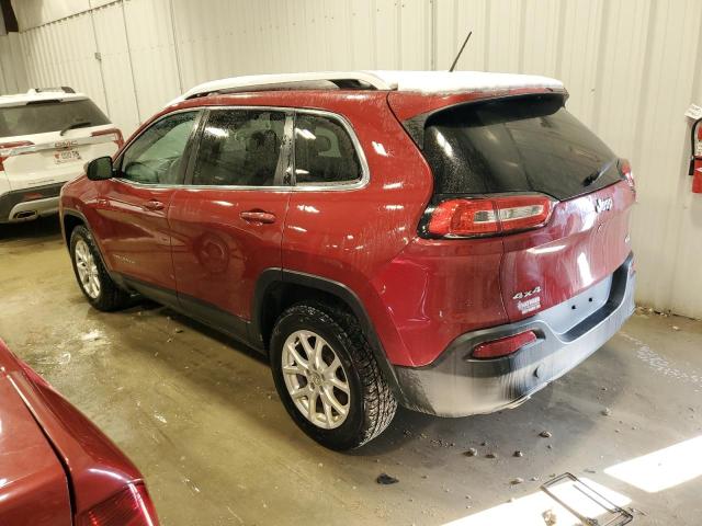 1C4PJMCB7GW157645 - 2016 JEEP CHEROKEE LATITUDE RED photo 2