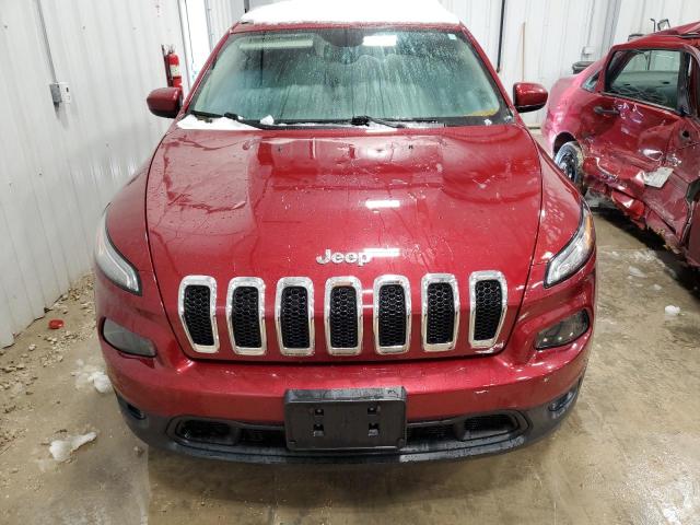 1C4PJMCB7GW157645 - 2016 JEEP CHEROKEE LATITUDE RED photo 5