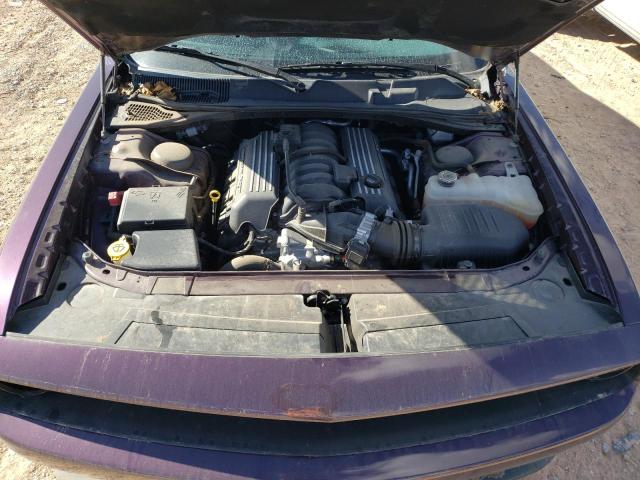 2C3CDZFJ3NH117634 - 2022 DODGE CHALLENGER R/T SCAT PACK PURPLE photo 11