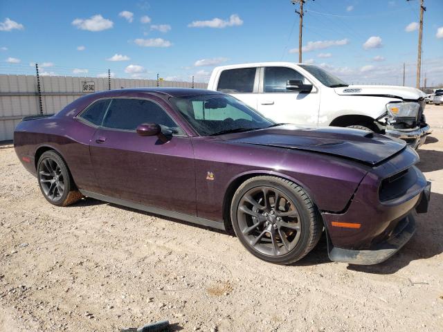 2C3CDZFJ3NH117634 - 2022 DODGE CHALLENGER R/T SCAT PACK PURPLE photo 4