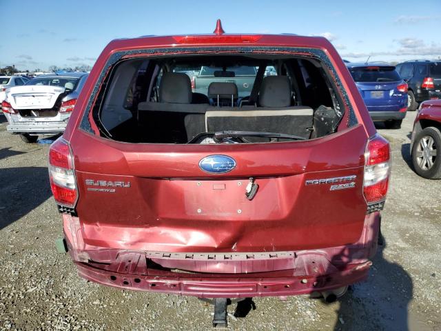 JF2SJAAC1GG428263 - 2016 SUBARU FORESTER L 2.5I BURGUNDY photo 6