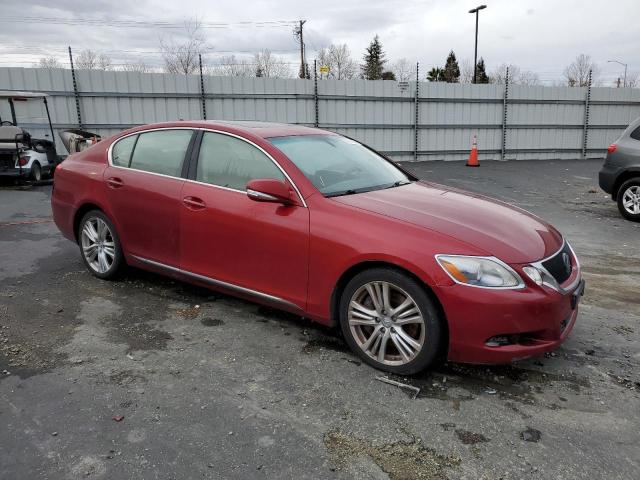 JTHBC96S885013167 - 2008 LEXUS GS 450H RED photo 4