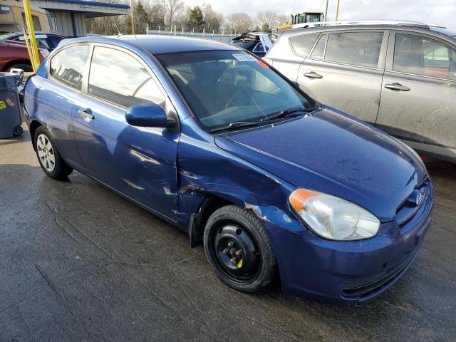 KMHCM3AC1AU157022 - 2010 HYUNDAI ACCENT BLUE BLUE photo 4