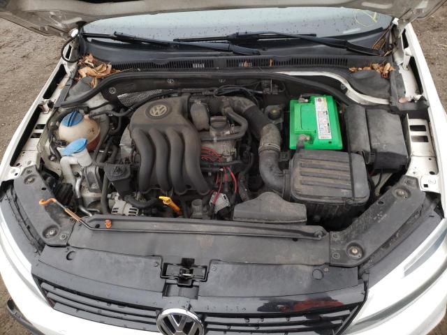 3VW2K7AJ1DM370571 - 2013 VOLKSWAGEN JETTA BASE WHITE photo 11