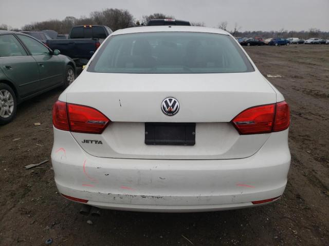 3VW2K7AJ1DM370571 - 2013 VOLKSWAGEN JETTA BASE WHITE photo 6