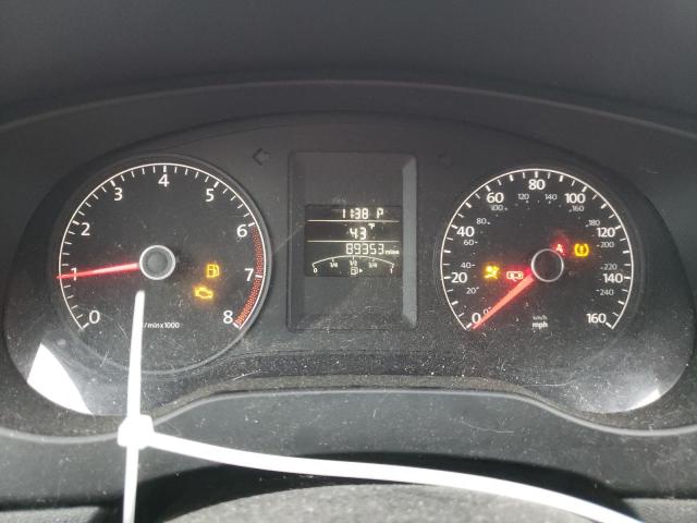 3VW2K7AJ1DM370571 - 2013 VOLKSWAGEN JETTA BASE WHITE photo 9