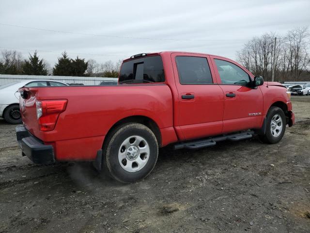 1N6AA1EE3LN506583 - 2020 NISSAN TITAN S RED photo 3