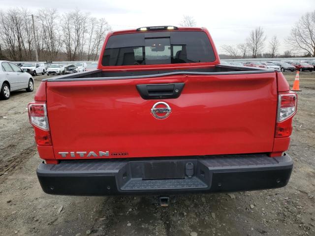 1N6AA1EE3LN506583 - 2020 NISSAN TITAN S RED photo 6