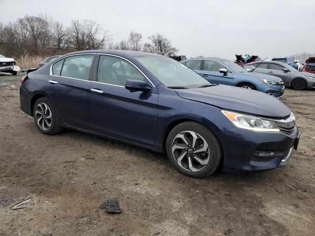 1HGCR2F05GA000281 - 2016 HONDA ACCORD EX BLUE photo 4