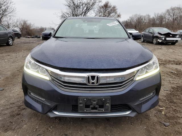 1HGCR2F05GA000281 - 2016 HONDA ACCORD EX BLUE photo 5