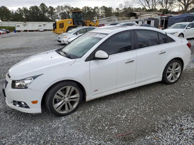 1G1PH5S94B7243975 - 2011 CHEVROLET CRUZE LTZ WHITE photo 1