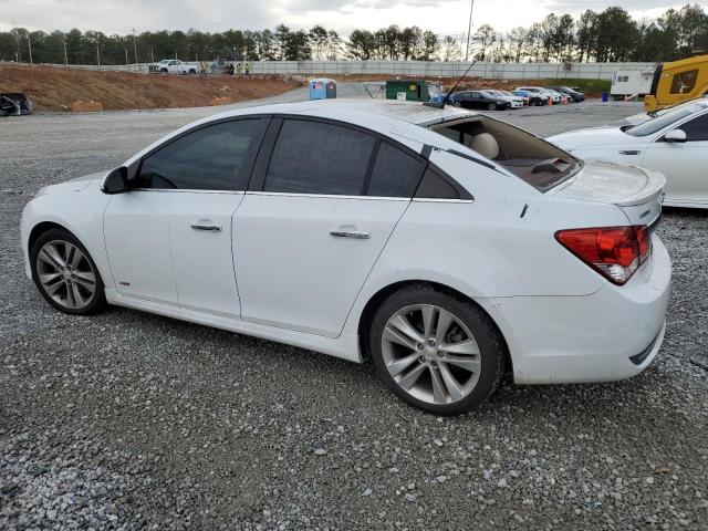 1G1PH5S94B7243975 - 2011 CHEVROLET CRUZE LTZ WHITE photo 2