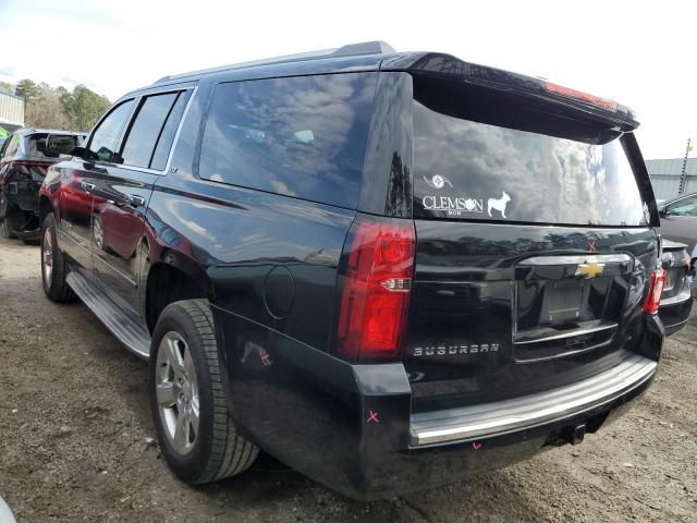 1GNSCKKC1FR205258 - 2015 CHEVROLET SUBURBAN C1500 LTZ BLACK photo 2