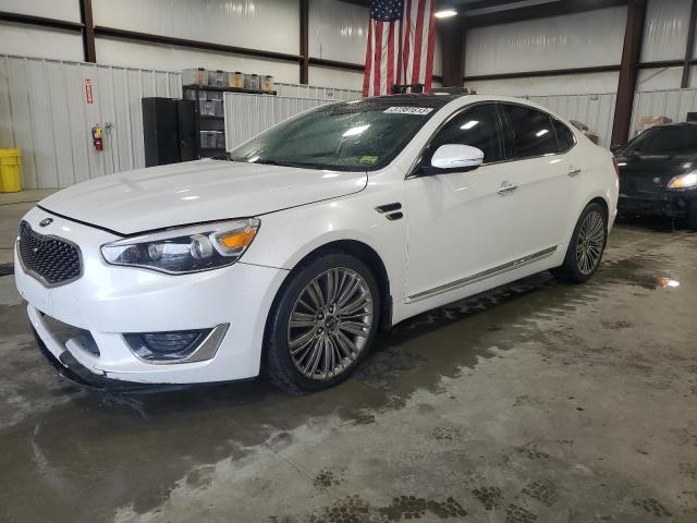 KNALN4D79F5185610 - 2015 KIA CADENZA PREMIUM WHITE photo 1