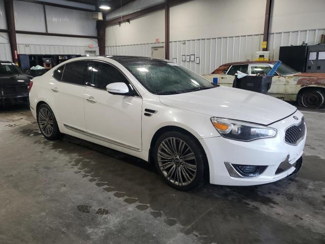 KNALN4D79F5185610 - 2015 KIA CADENZA PREMIUM WHITE photo 4