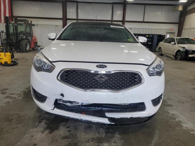 KNALN4D79F5185610 - 2015 KIA CADENZA PREMIUM WHITE photo 5