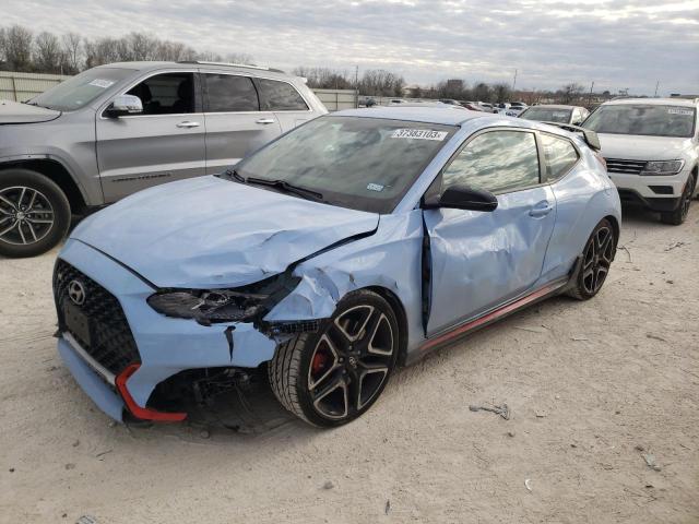 KMHT36AH9LU005010 - 2020 HYUNDAI VELOSTER N BLUE photo 1