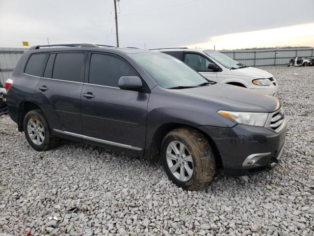 5TDBK3EHXCS163906 - 2012 TOYOTA HIGHLANDER BASE Gris photo 4