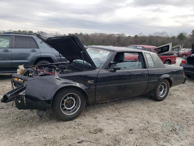 1G4GJ1172HP458375 - 1987 BUICK REGAL შავი ფოტო 1