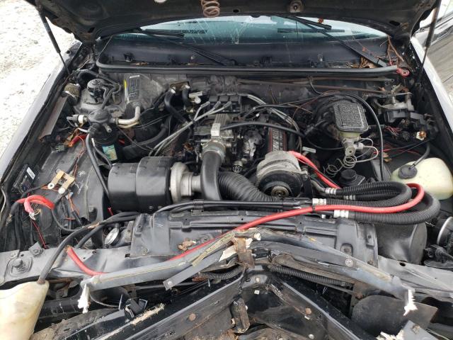 1G4GJ1172HP458375 - 1987 BUICK REGAL შავი ფოტო 11