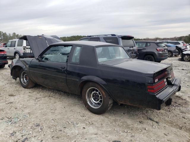 1G4GJ1172HP458375 - 1987 BUICK REGAL შავი ფოტო 2