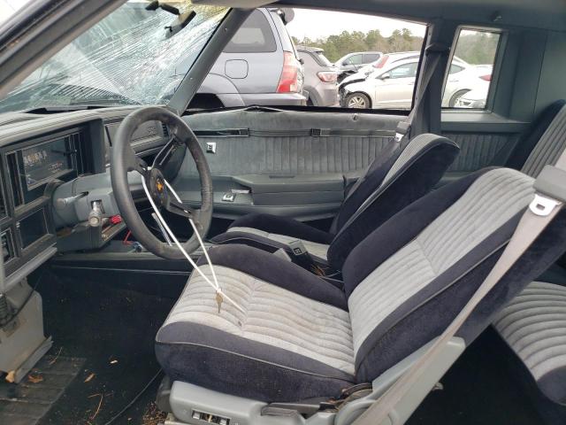 1G4GJ1172HP458375 - 1987 BUICK REGAL შავი ფოტო 7