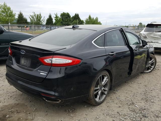 3FA6P0D92DR178292 - 2013 FORD FUSION TITANIUM  photo 4