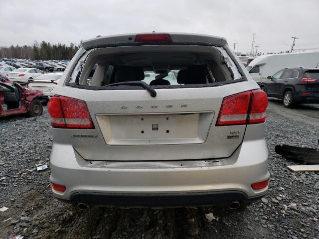 3C4PDCCG7CT132497 - 2012 DODGE JOURNEY SXT SILVER photo 6