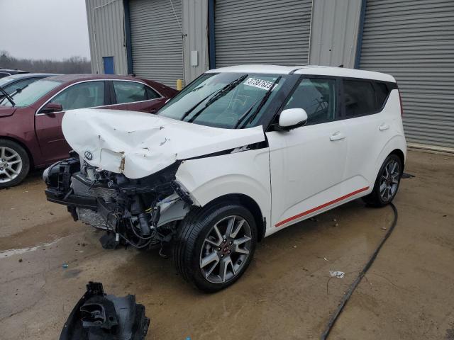 KNDJ63AU6M7142775 - 2021 KIA SOUL GT LINE WHITE photo 1