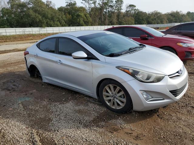 KMHDH4AE2FU265656 - 2015 HYUNDAI ELANTRA SE SILVER photo 4