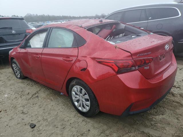 3KPC24A62ME131168 - 2021 HYUNDAI ACCENT SE RED photo 2