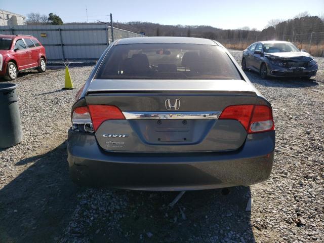 19XFA1F66AE025857 - 2010 HONDA CIVIC LX-S Մոխրագույն լուսանկար 6