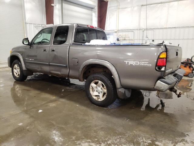 5TBBT44143S438539 - 2003 TOYOTA TUNDRA ACCESS CAB SR5 GRAY photo 2