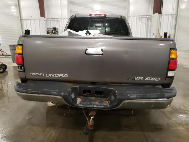 5TBBT44143S438539 - 2003 TOYOTA TUNDRA ACCESS CAB SR5 GRAY photo 6