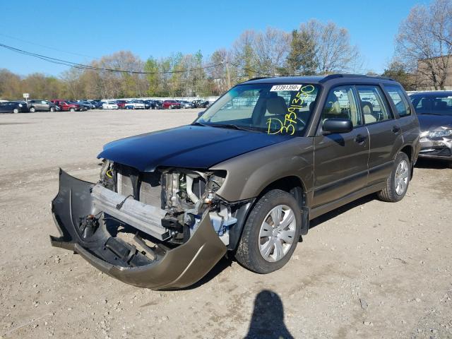 JF1SG63678H708191 - 2008 SUBARU FORESTER 2.5X  photo 2