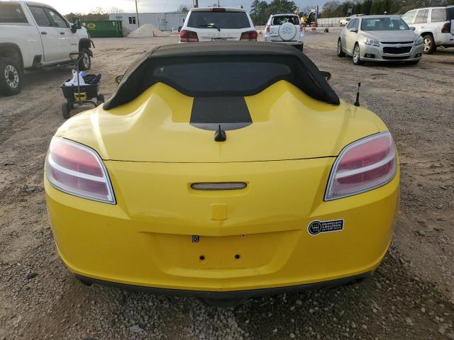 1G8MB35BX7Y112947 - 2007 SATURN SKY YELLOW photo 6