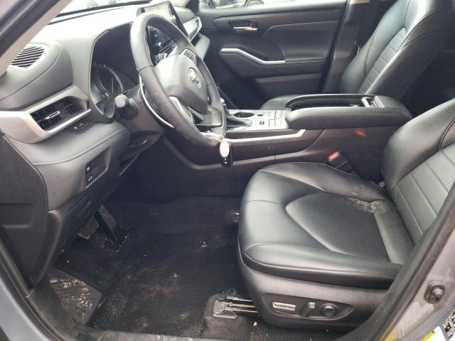 5TDGZRBH6NS221683 - 2022 TOYOTA HIGHLANDER XLE BLUE photo 7