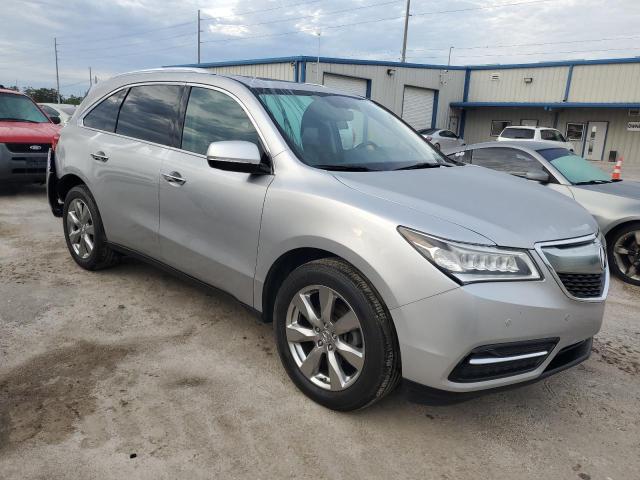 5FRYD4H86EB047789 - 2014 ACURA MDX ADVANCE SILVER photo 4