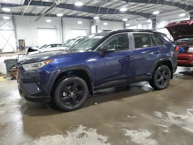 2T3E6RFV5MW013999 - 2021 TOYOTA RAV4 XSE BLUE photo 1