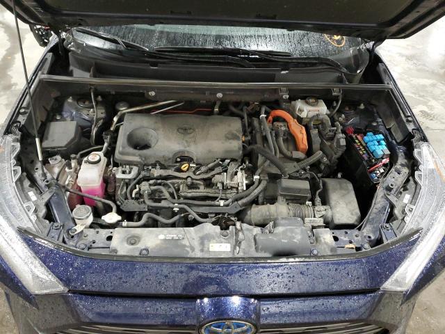 2T3E6RFV5MW013999 - 2021 TOYOTA RAV4 XSE BLUE photo 12