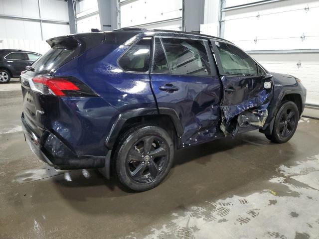 2T3E6RFV5MW013999 - 2021 TOYOTA RAV4 XSE BLUE photo 3