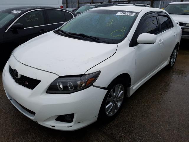 2T1BU40E19C176610 - 2009 TOYOTA COROLLA BASE  photo 2