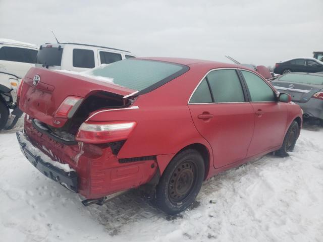 4T4BE46K78R034081 - 2008 TOYOTA CAMRY CE RED photo 3