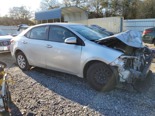 2T1BURHE0FC300086 - 2015 TOYOTA COROLLA L SILVER photo 4