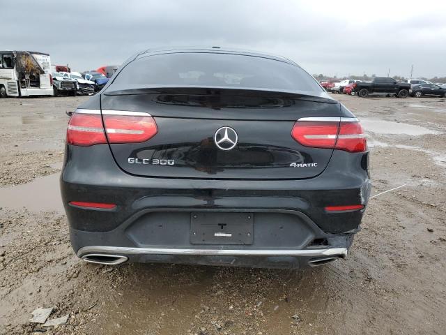 WDC0J4KB9KF666271 - 2019 MERCEDES-BENZ GLC COUPE 300 4MATIC BLACK photo 6