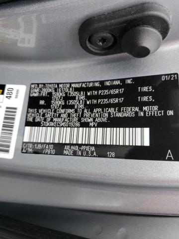 5TDKRKEC5MS019286 - 2021 TOYOTA SIENNA LE SILVER photo 13