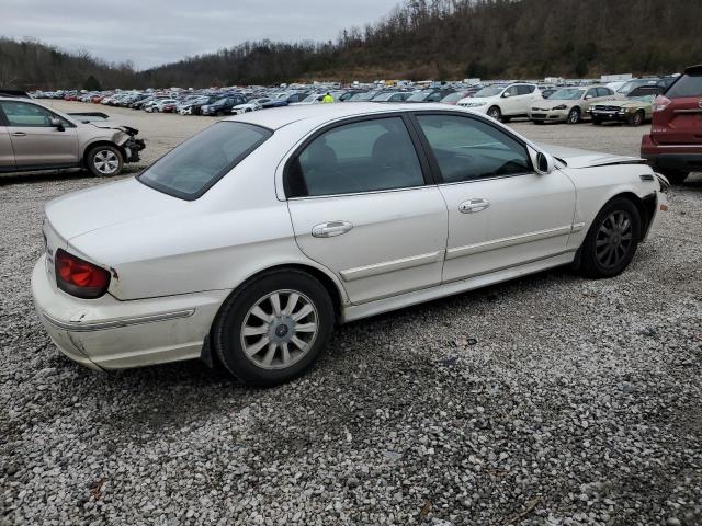 KMHWF35H32A601341 - 2002 HYUNDAI SONATA GLS WHITE photo 3